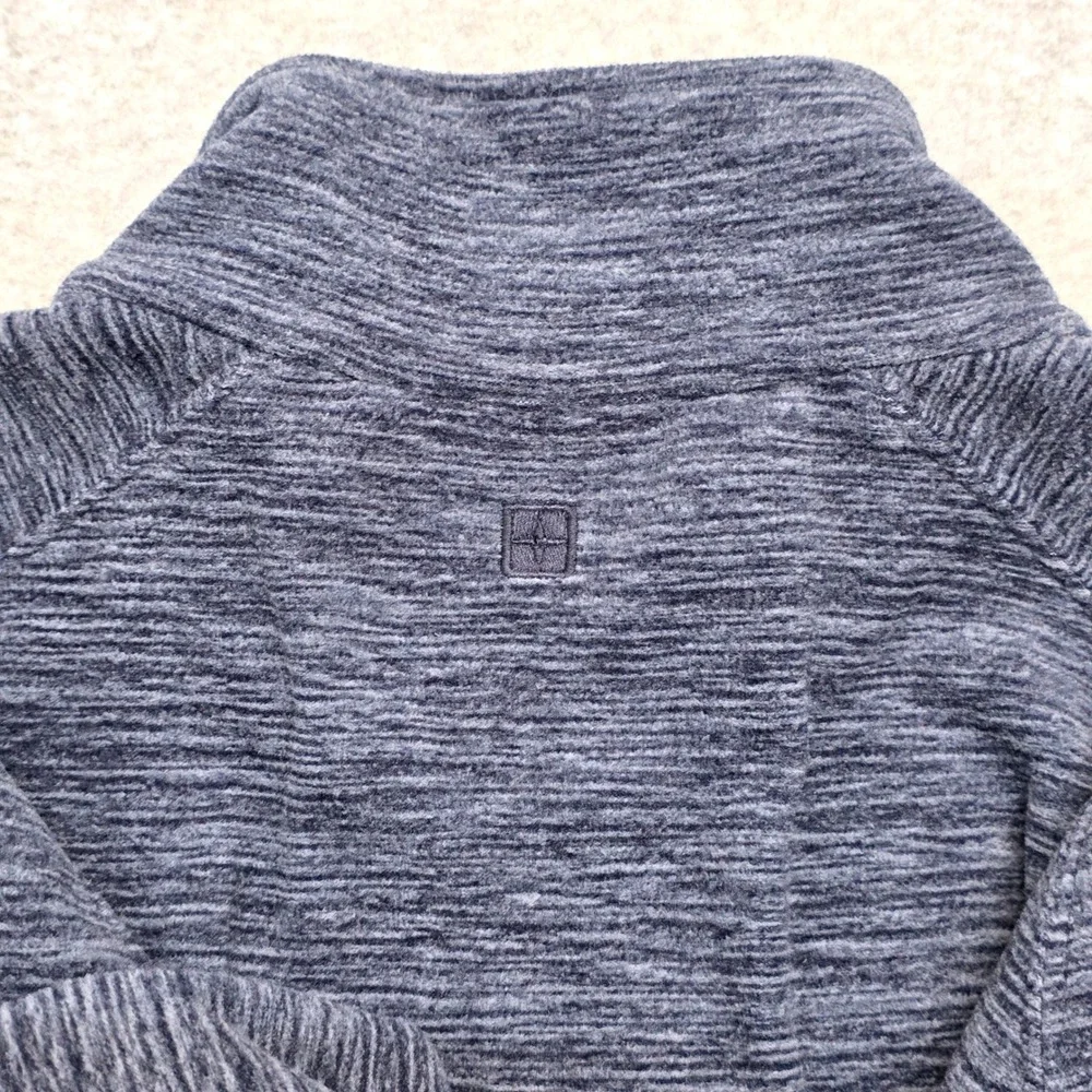 Mountain Warehouse‎ Men's XXL Navy Blue Space Dye Quarter Zip Fleece Pullover